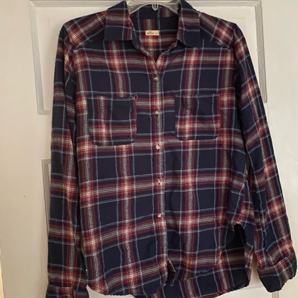 Hollister plaid shirt